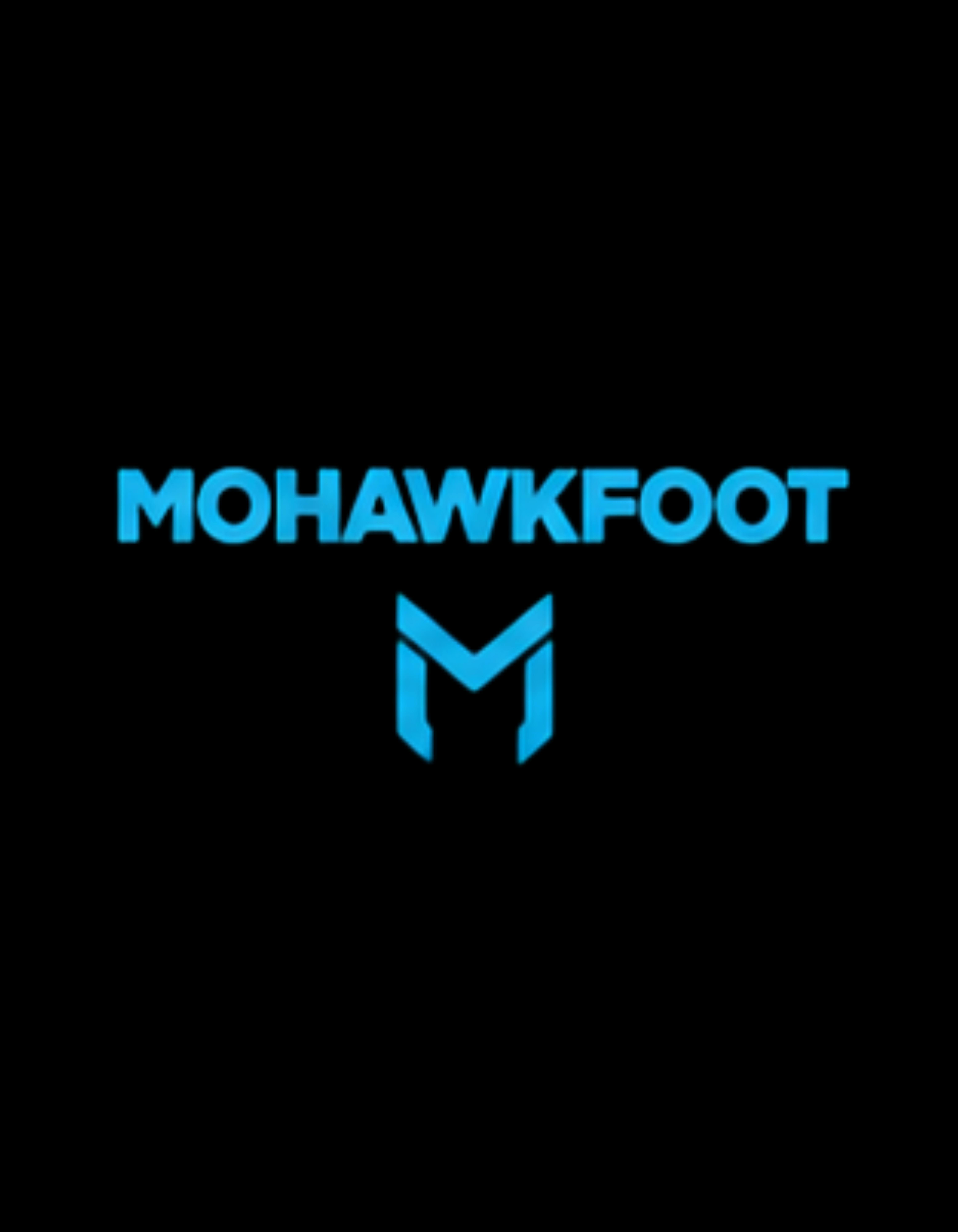 Mohawkfoot wordmark and M monogram